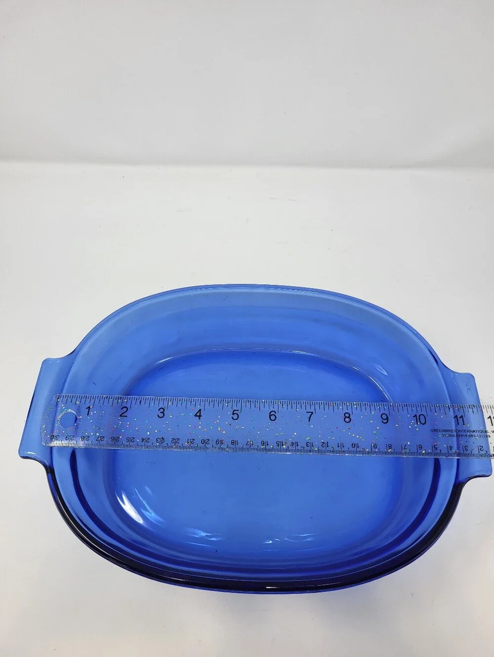 Pyrex #702 2.5 Quart Cobalt Blue Oval Casserole Baking Dish Vintage Glass
